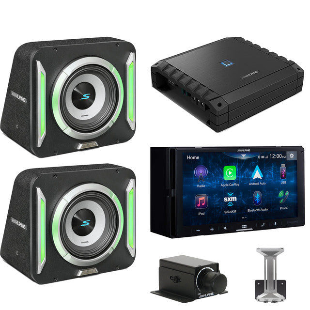 Alpine ILX-W670 Receiver & (2) S2-SB8 PrismaLink™ S2-Series 8