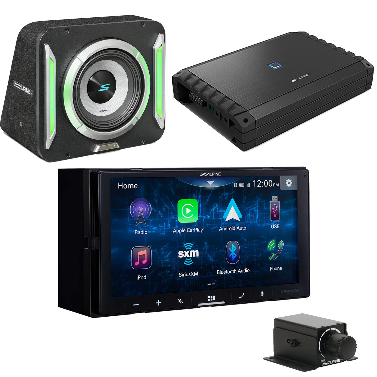 Alpine ILX-W670 Receiver & S2-SB8 PrismaLink™ S2-Series 8