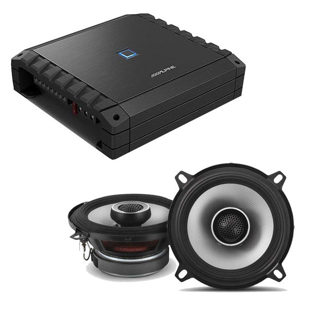 Alpine S2-A36F S-Series Class-D 4-Channel Amp w/ S2-S50 5.25