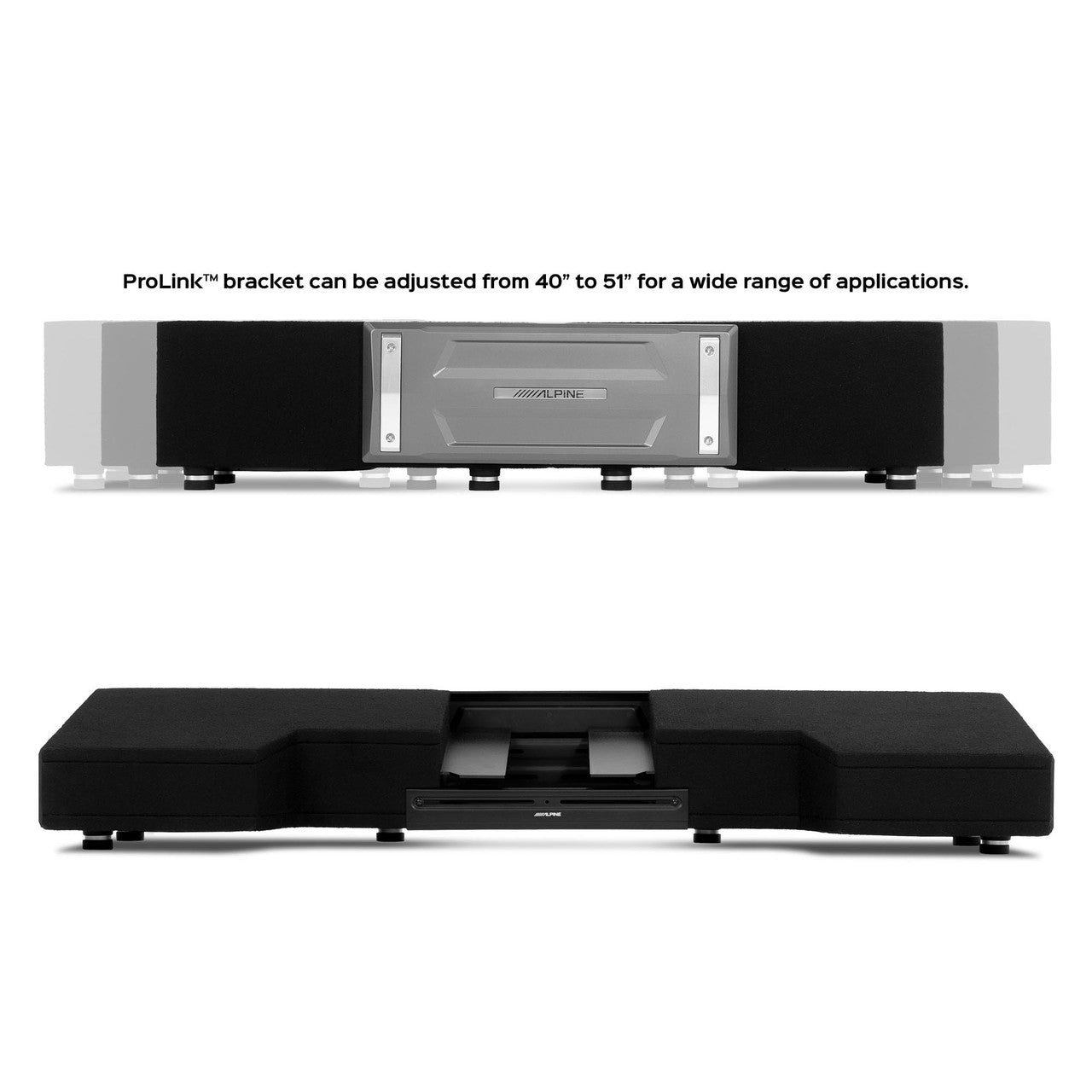 Alpine S-DB8V-TRK Dual 8” Halo S-Series Preloaded Truck Subwoofer Enclosure with ProLink™ w/ S2-A60M Amp Bundle