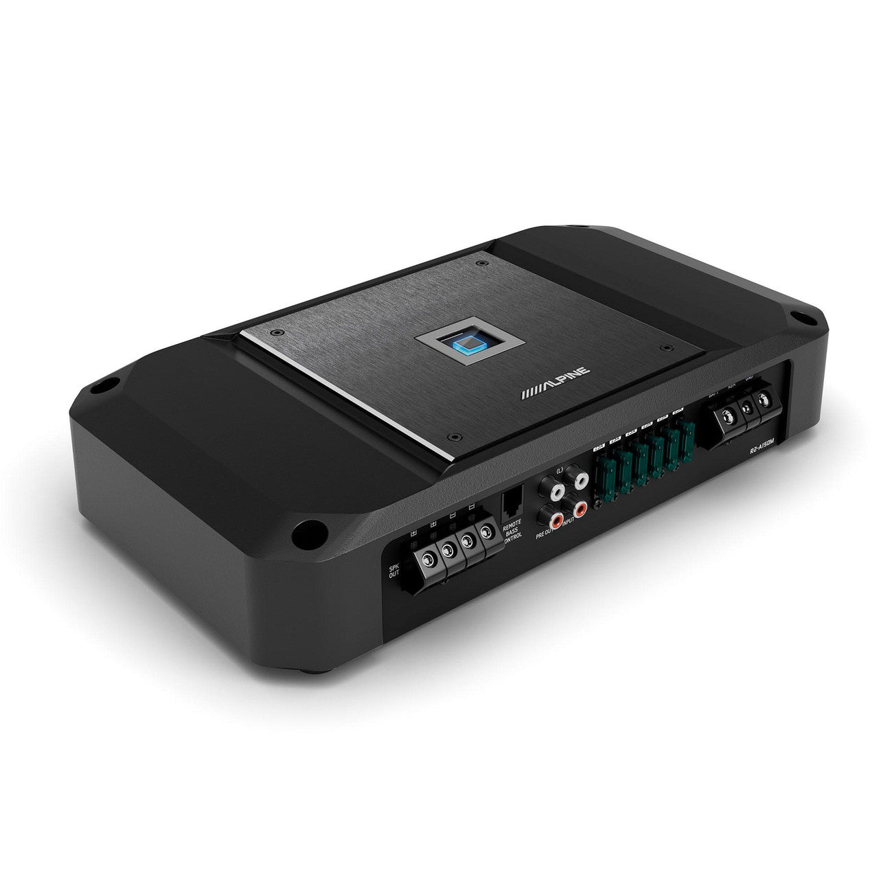 Alpine (2) R2-SB10V 10-inch R-Series Halo Preloaded Sub Enclosure including ProLink™ w/ R2-A150M Amp, Rux Knob Bundle