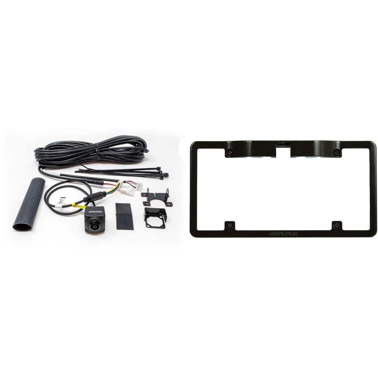 Alpine KTX-C10LP License Plate Frame with HCE-C2600FD Multi-View Front HDR Camera System