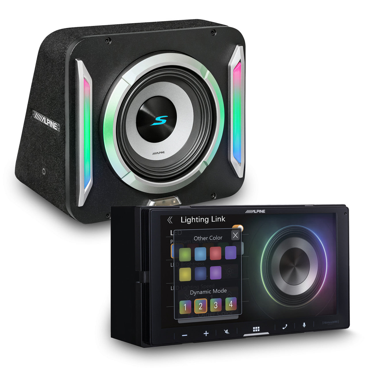 Alpine ILX-W670 Receiver & S2-SB8 PrismaLink™ S2-Series sealed 8