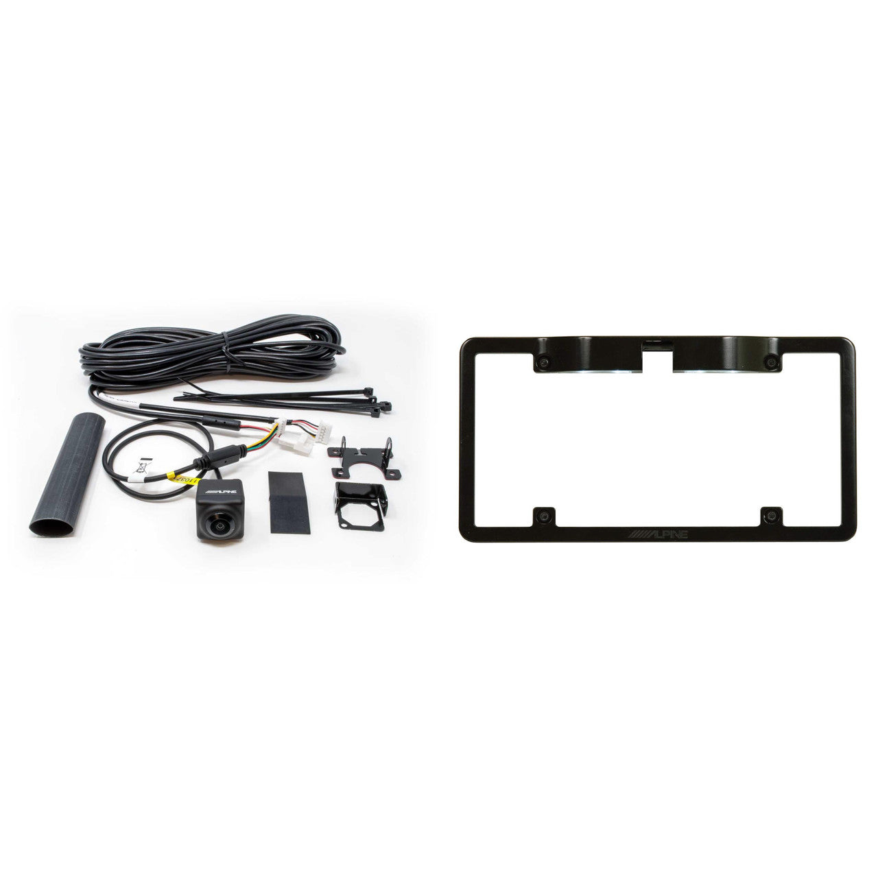 Alpine HCE-C2600FD Multi-View HDR Front Camera with KTX-C10LP License Plate Frame