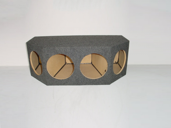 4-10'' Sealed Sub Box Carpeted