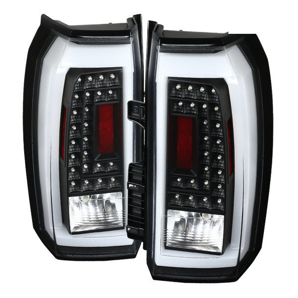 Spec-D 15-20 Chevrolet Tahoe LED Tail Lights Black