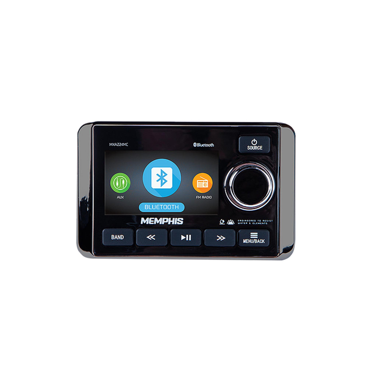 Memphis Audio MXAZ24MC Bluetooth Media Center With Zone Control And Video Input