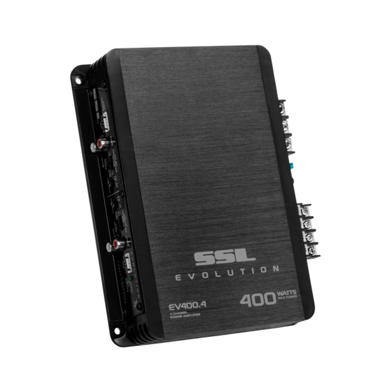 Ssl Evolution Ev400.4 Car Amplifier - 400 W Pmpo - 4 Channel - Class Ab - 8 Ohm - 12 Hz To 22 Khz - 4 X 38 W @ 4 Ohm - 4 X 75 W @ 2 Ohm (ev4004)