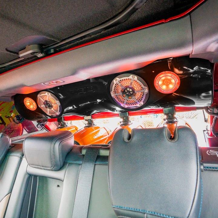 Bronco 6th Gen 4 Door Rear Mount Sound Bar System Complete Package.