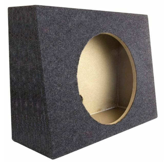 Q-Power Single 12″ Sealed Truck Style Enclosures (pair)