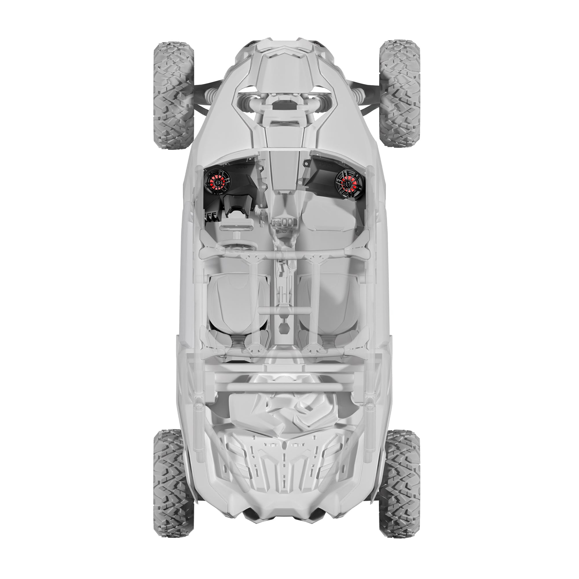 Can-Am Maverick X3 Dashboard Empty Panel for 6.5