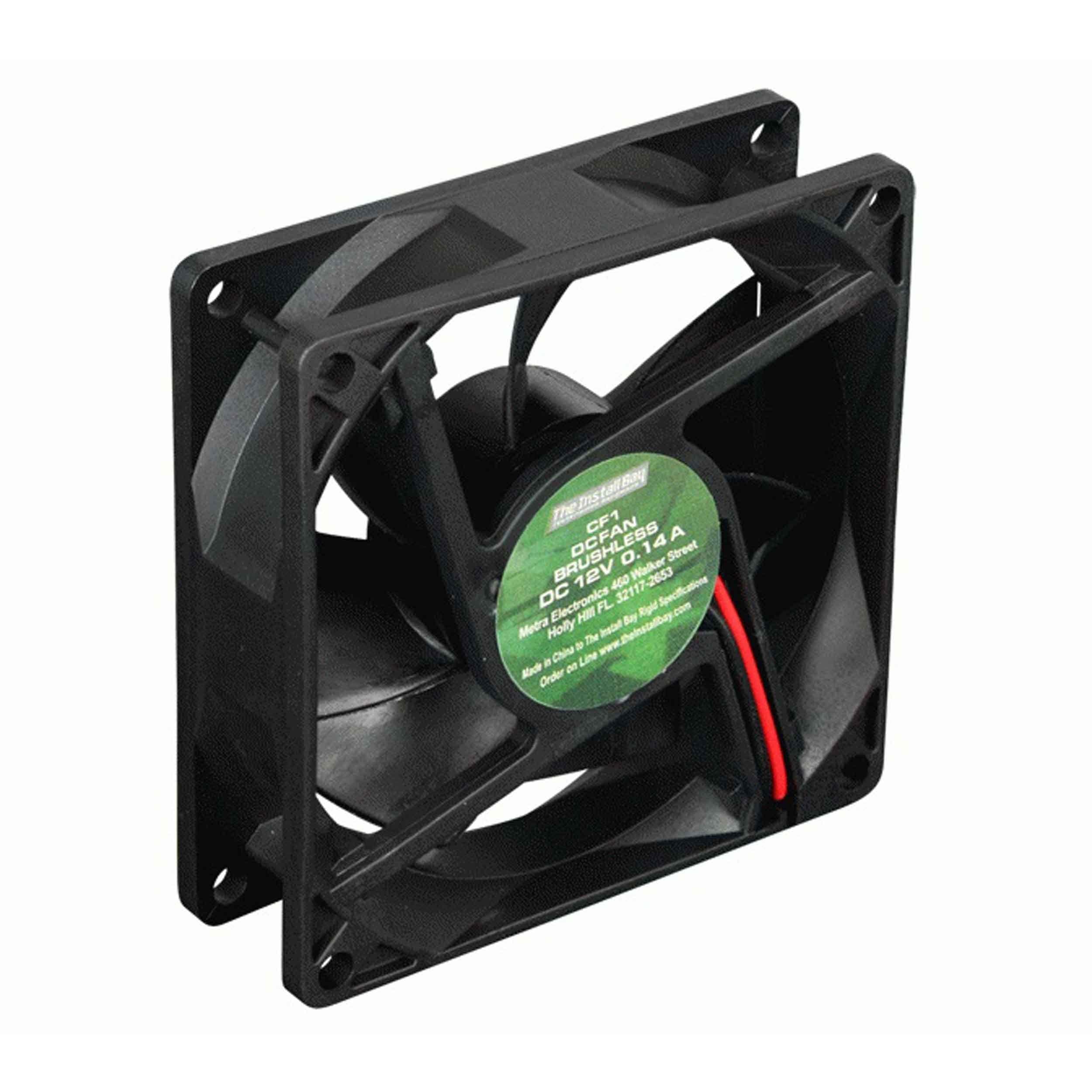 Install bay CF1 Cooling Fan 3.15 in Square x 1 in Deep - Each