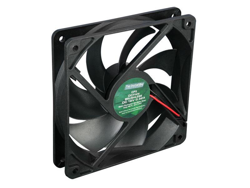 Install bay CF2 Cooling Fan 4.72 Inches Square x 1 Inch Deep - Each