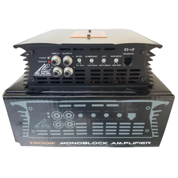 Crescendo Audio Symphony S1 v2 1650W RMS Monoblock Amplifier
