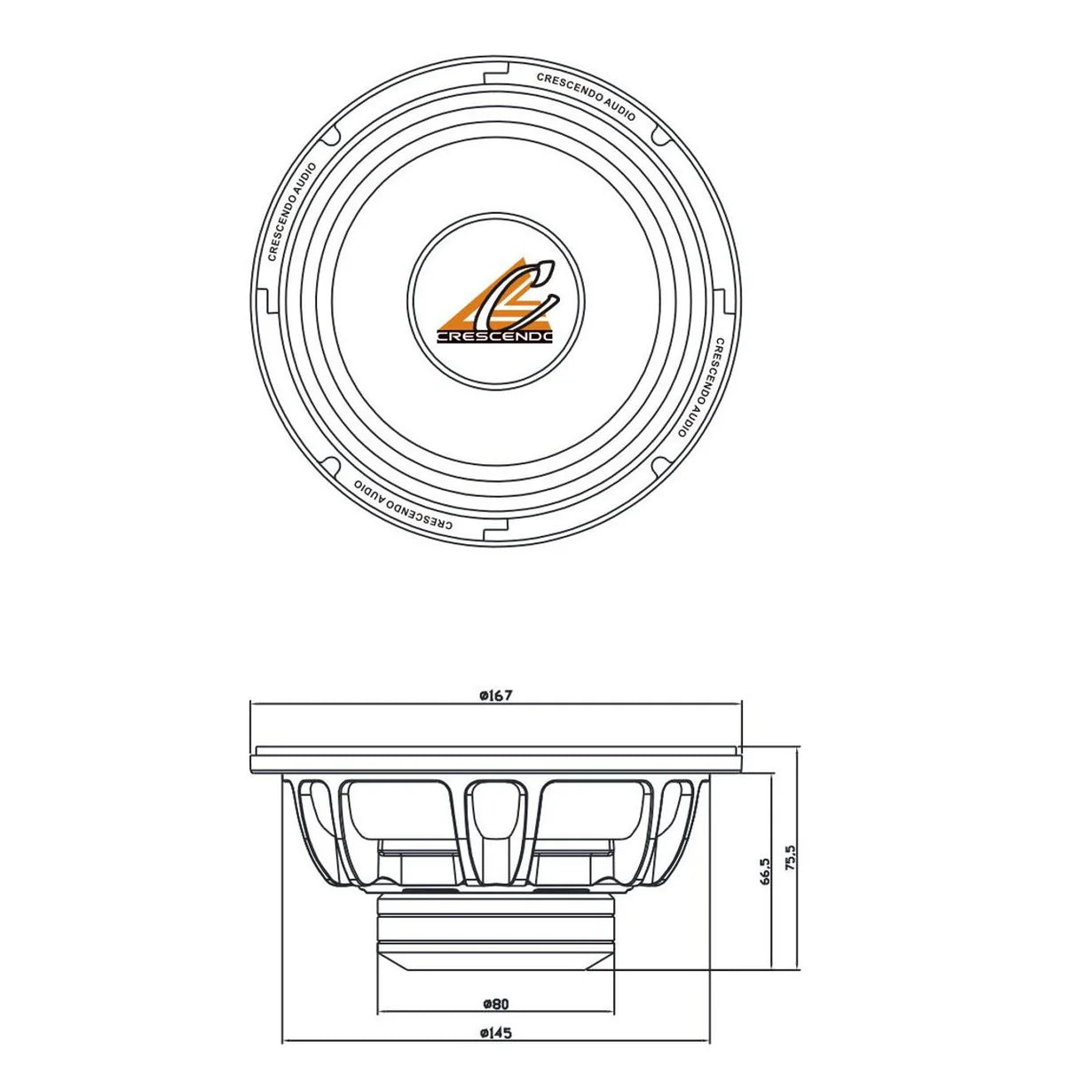 Crescendo Audio UN-65 6.5