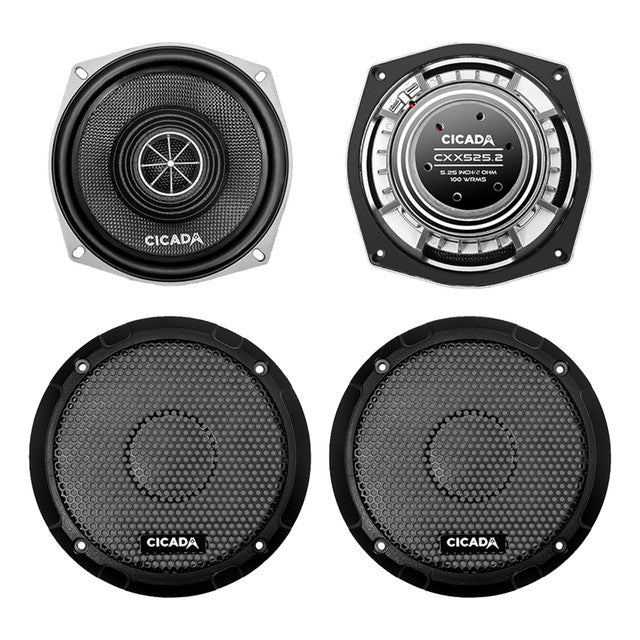 Cicada Audio CXX525.2 – High Performance Full-Range 5.25-inch Pro Coaxial – 2Ω
