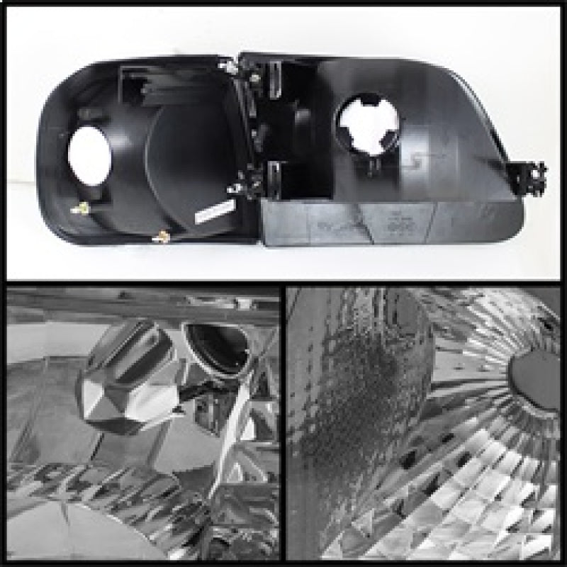 Ford F150 97-03 / Expedition 97-02 Crystal Headlights w/Corner Chrome HD-JH-FF15097-SET-AM-C