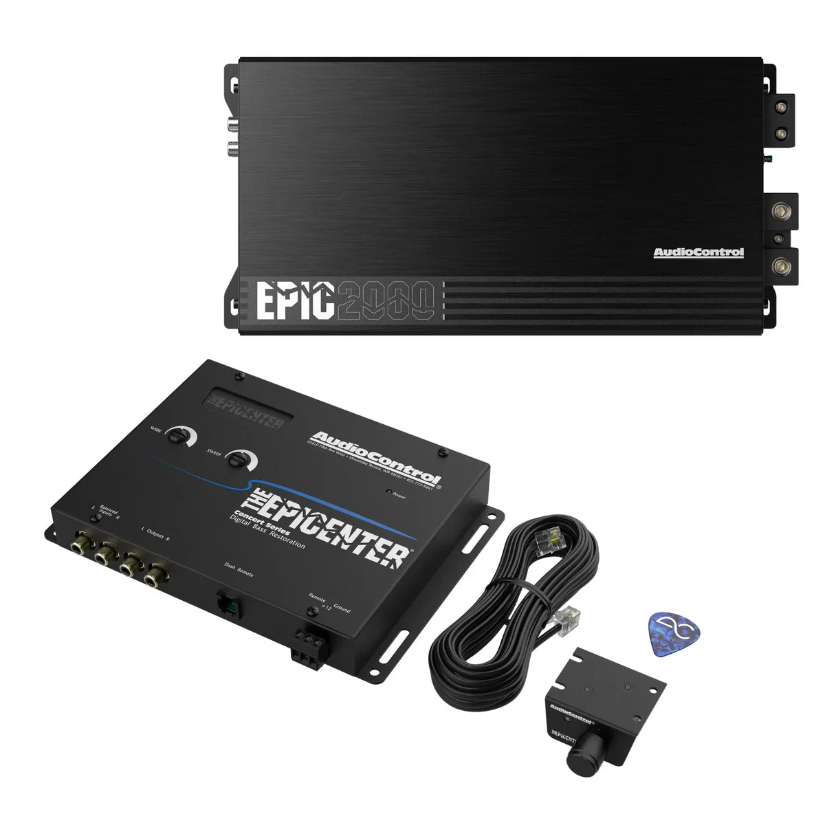 EPIC Series 2000 Watt Monoblock Amplifier & THE Epicenter Bundle