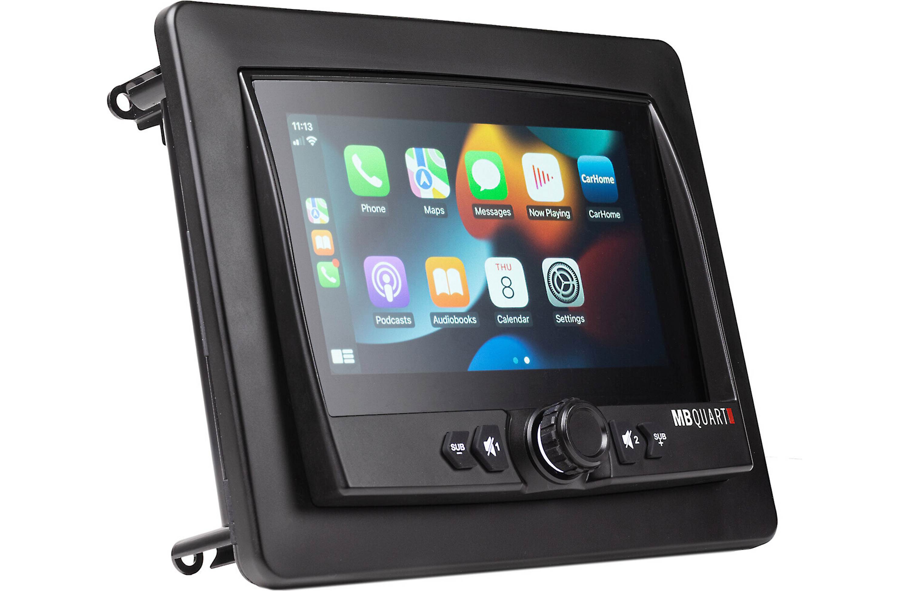 MB Quart GMR7V1 2-zone marine digital media receiver with Bluetooth and CarPlay control