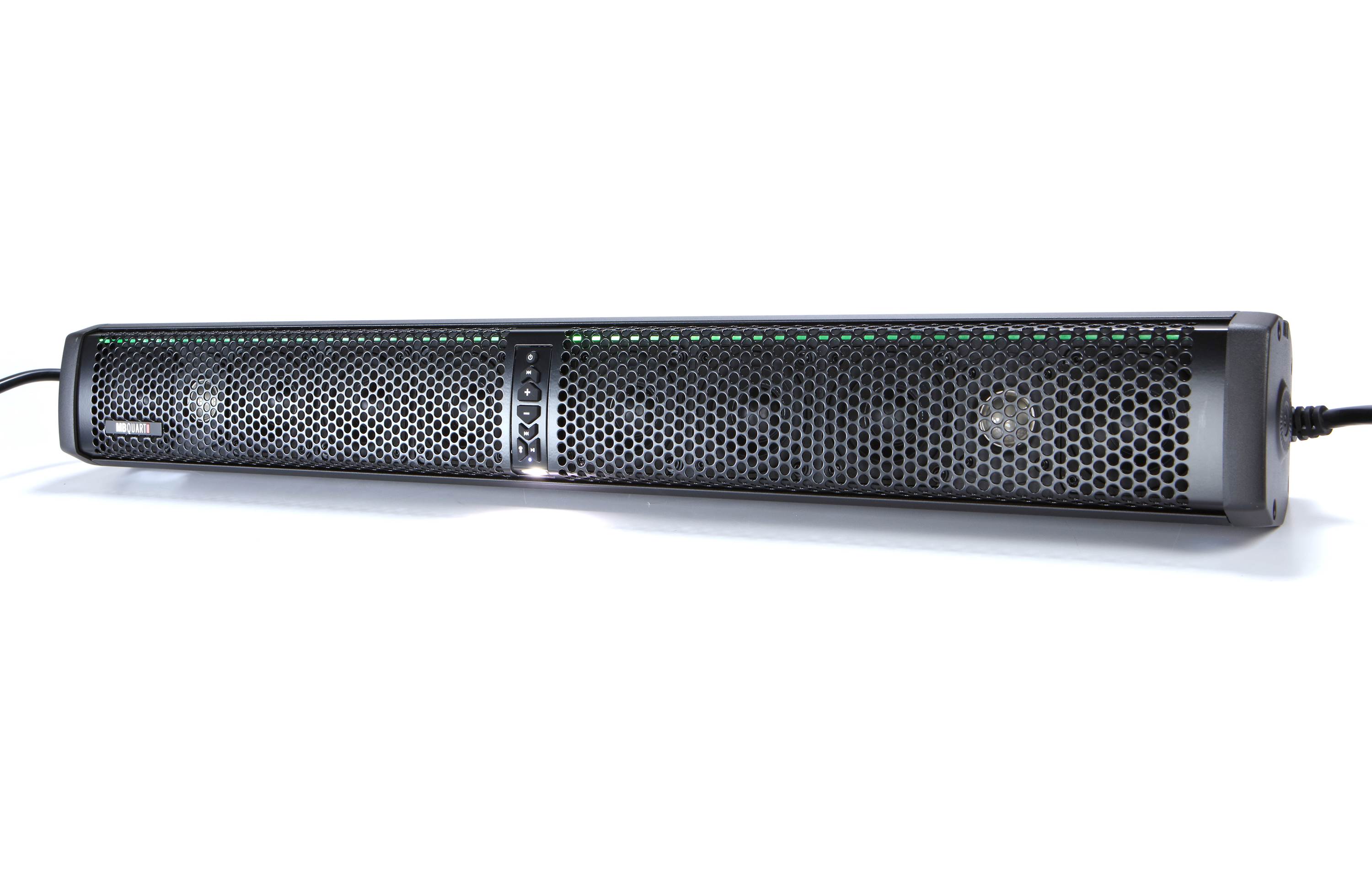 MB Quart Nautic NSB10V1 Amplified 10-speaker sound bar with built-in Bluetooth and LED lighting
