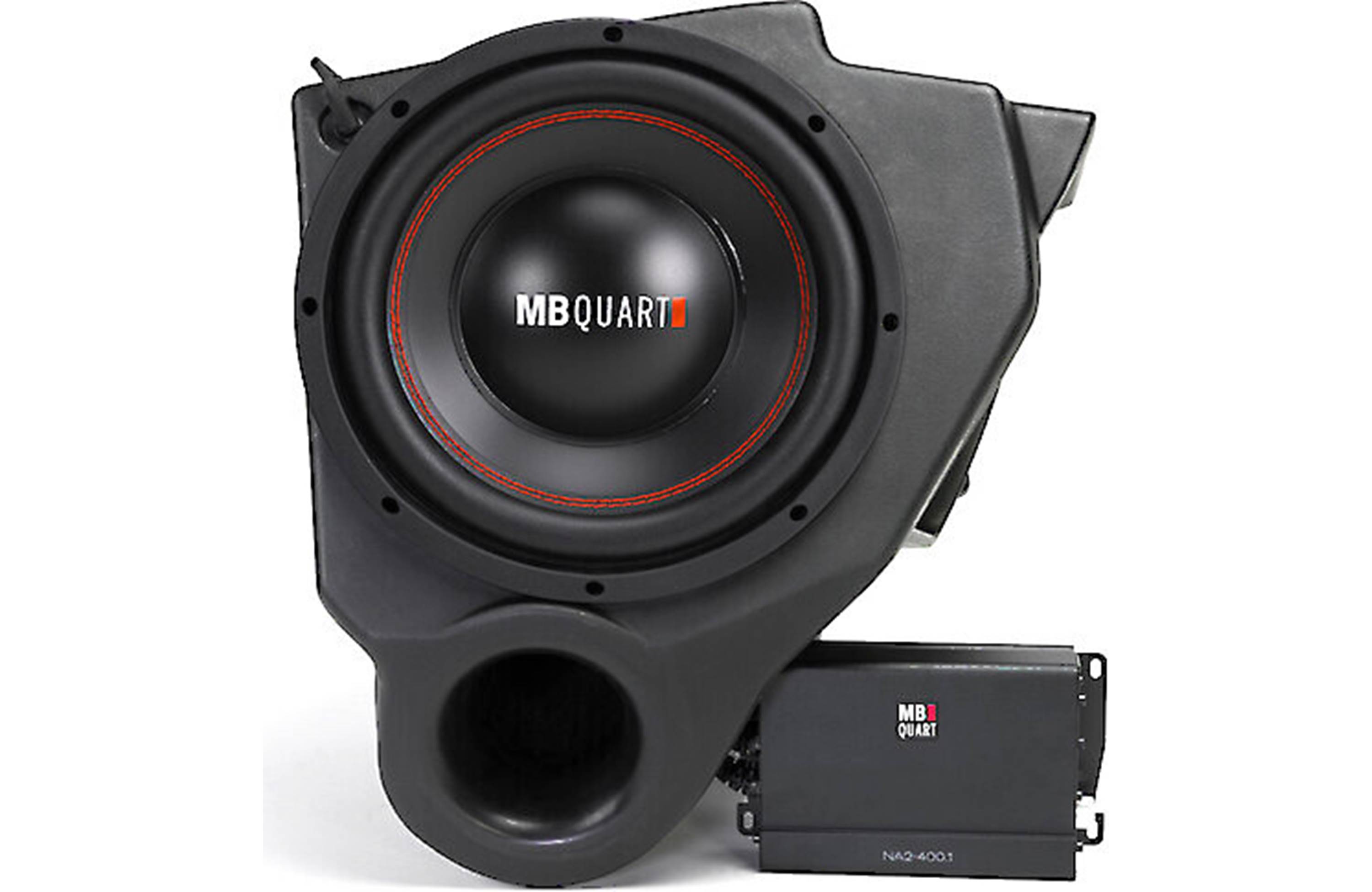 MB Quart MBQR-SUB-2 Custom-fit subwoofer enclosure with MB Quart 10