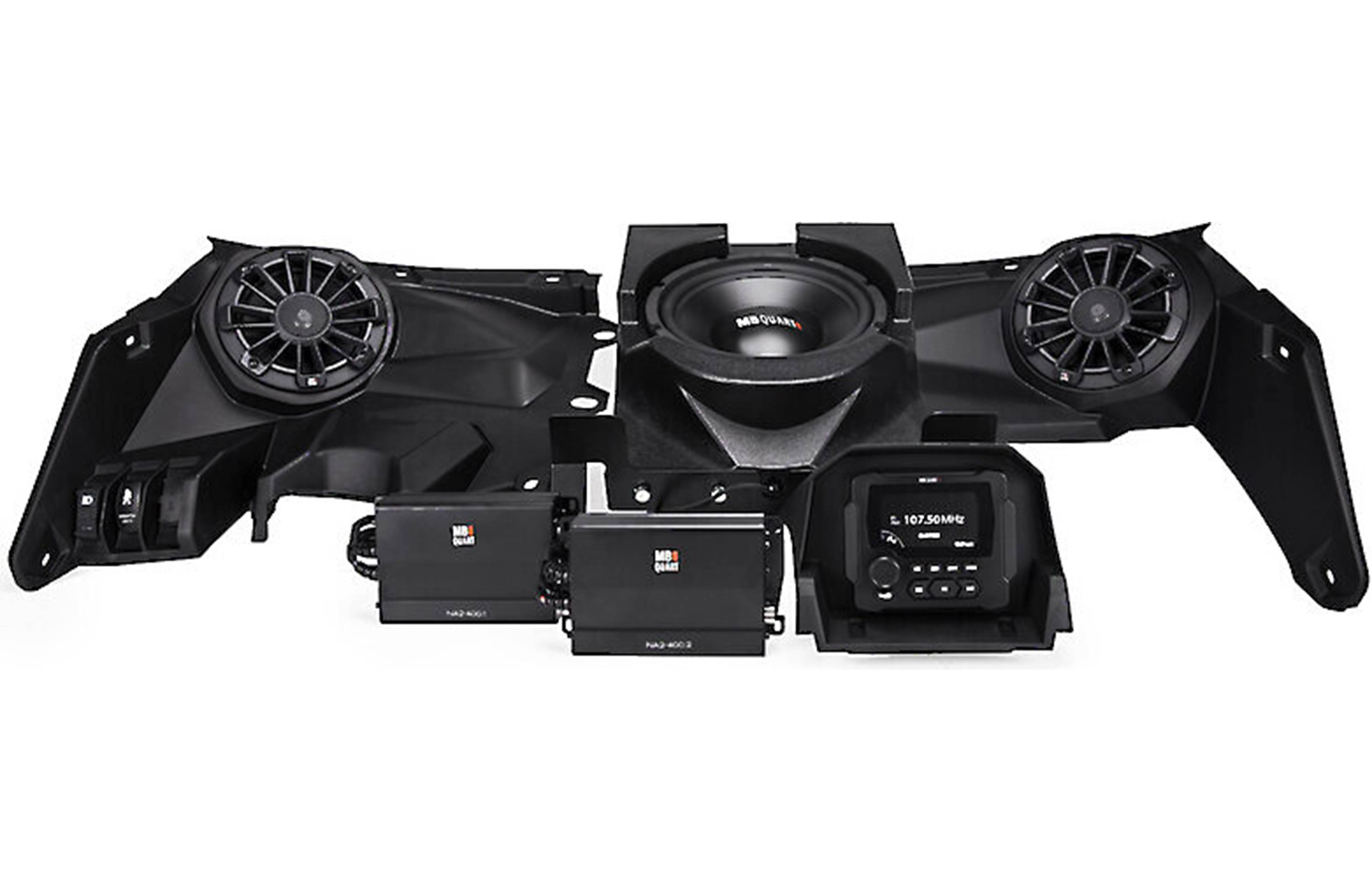 MB Quart MBQX-STG3-1 Stage 3 audio system with receiver, 6-1/2