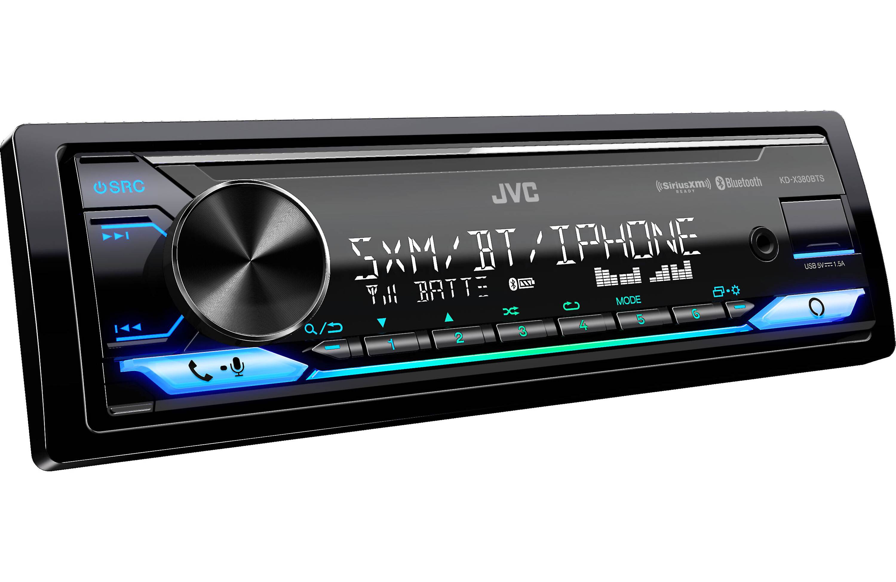 JVC KD-X380BTS Digital media receiver (does not play discs)