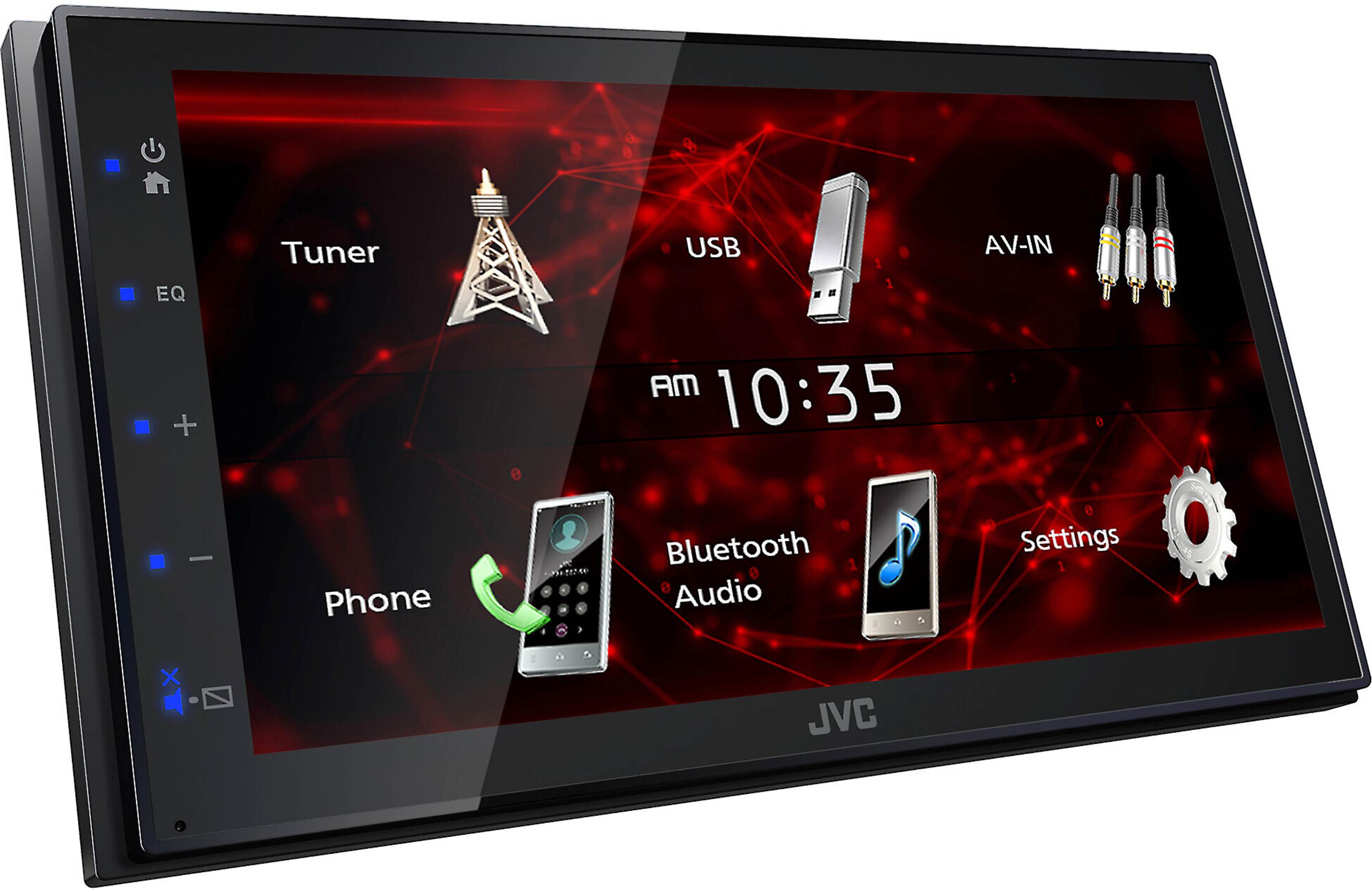 JVC KW-M180BT 6.8″ Media Receiver w/ USB Mirroring, USB, BT