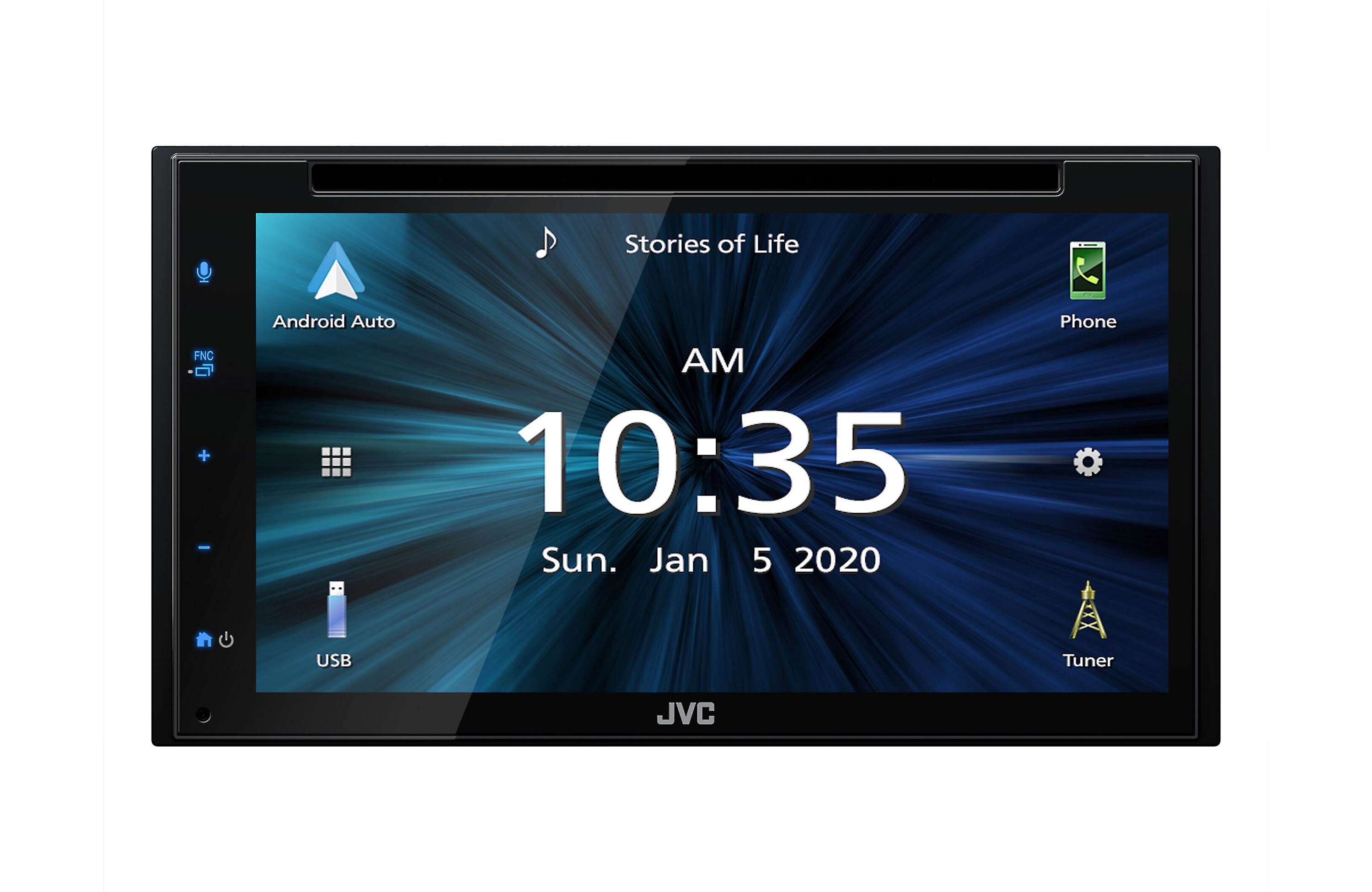 JVC KW-V660BT 6.8″ DVD Receiver w/ CarPlay, Auto, BT, USB, & Aux