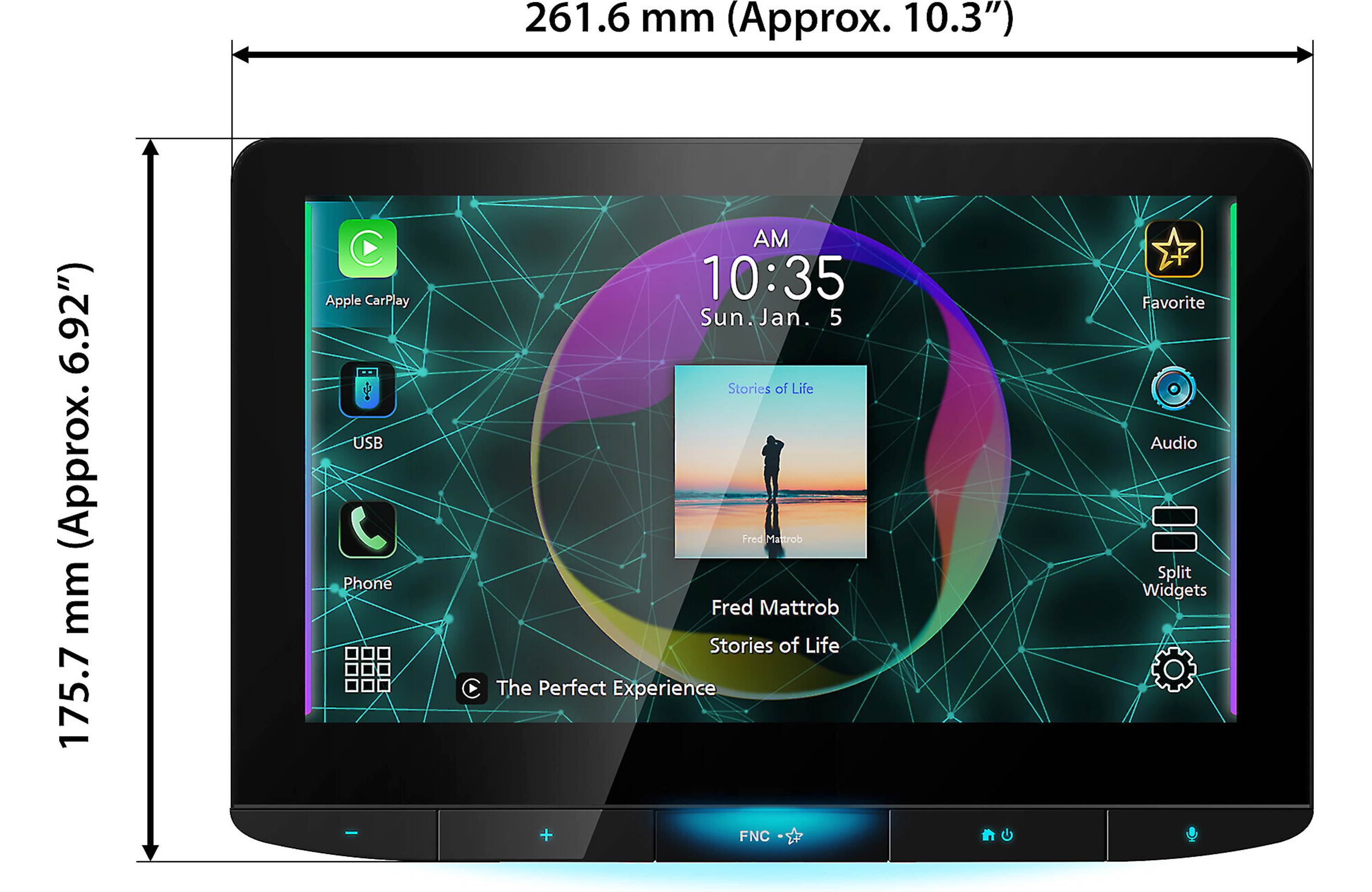 JVC KW-Z1000W Digital multimedia receiver (does not play discs)