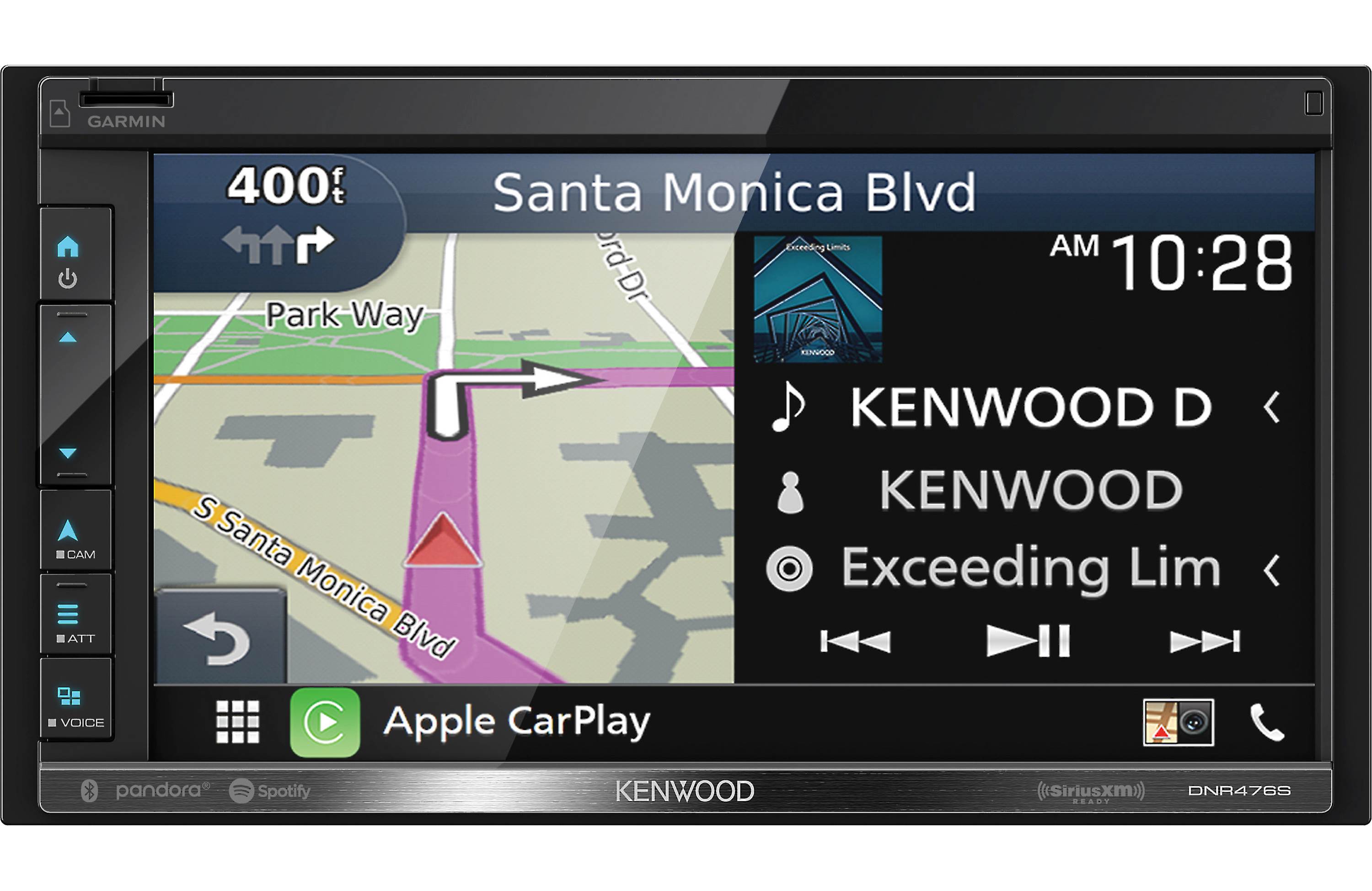 Kenwood DNR476S 6.75″ Receiver w/ CarPlay & Android Auto