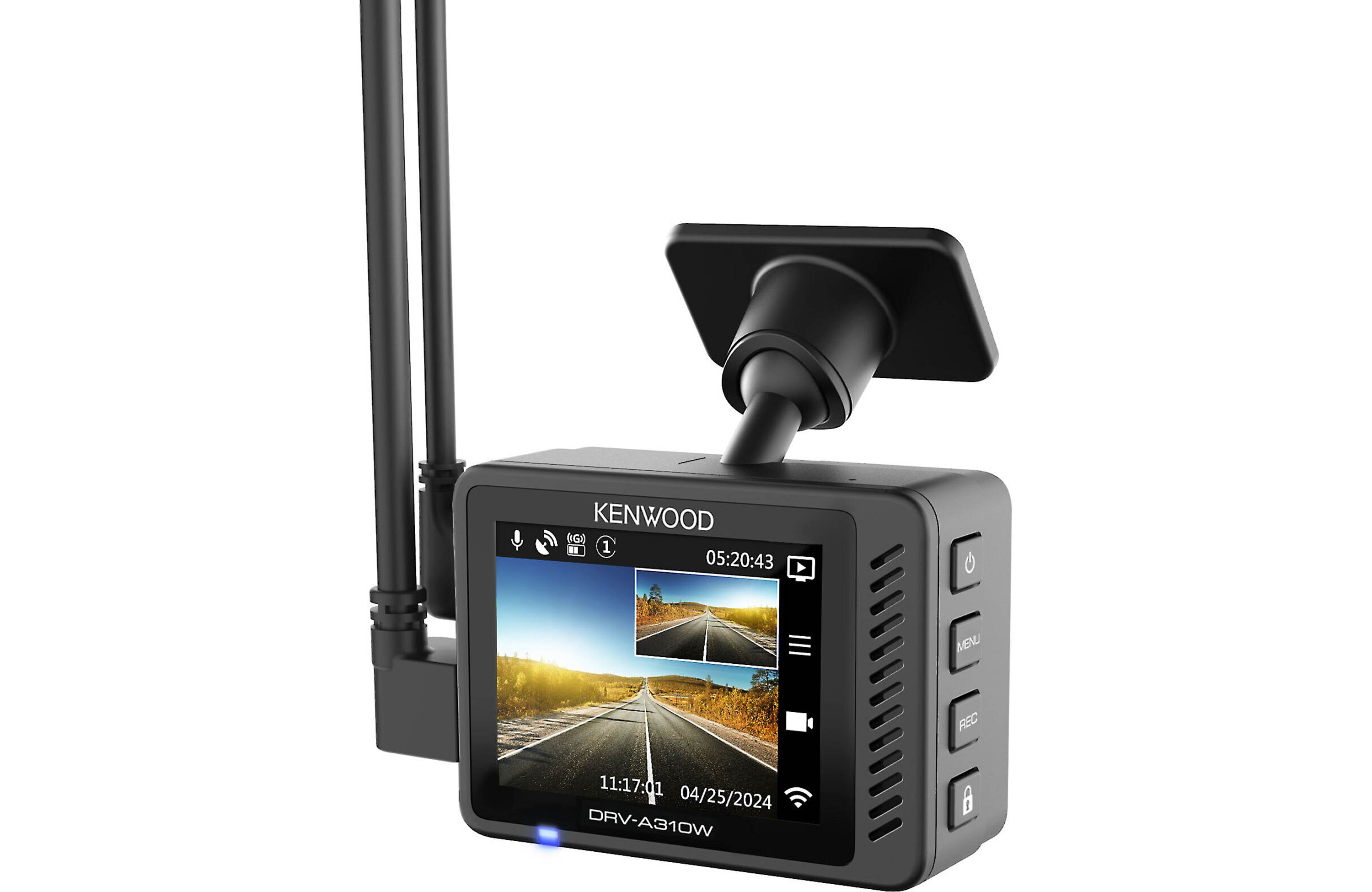 Kenwood DRV-A310W HD dash cam with 2