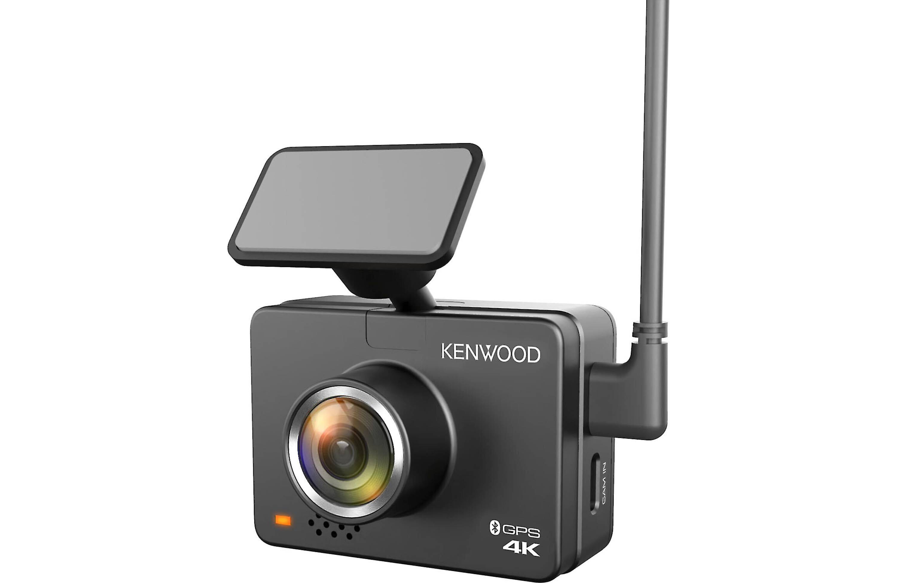 Kenwood DRV-A610WDP Compact 4K HD dash camera with 2