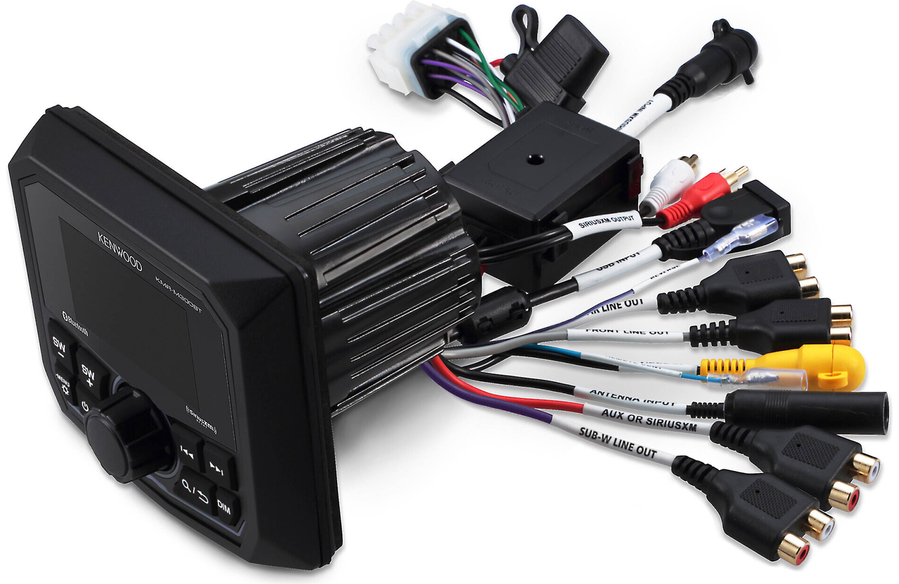 Kenwood KMR-M300BT Marine Receiver w/ Bluetooth, USB & Vid Input