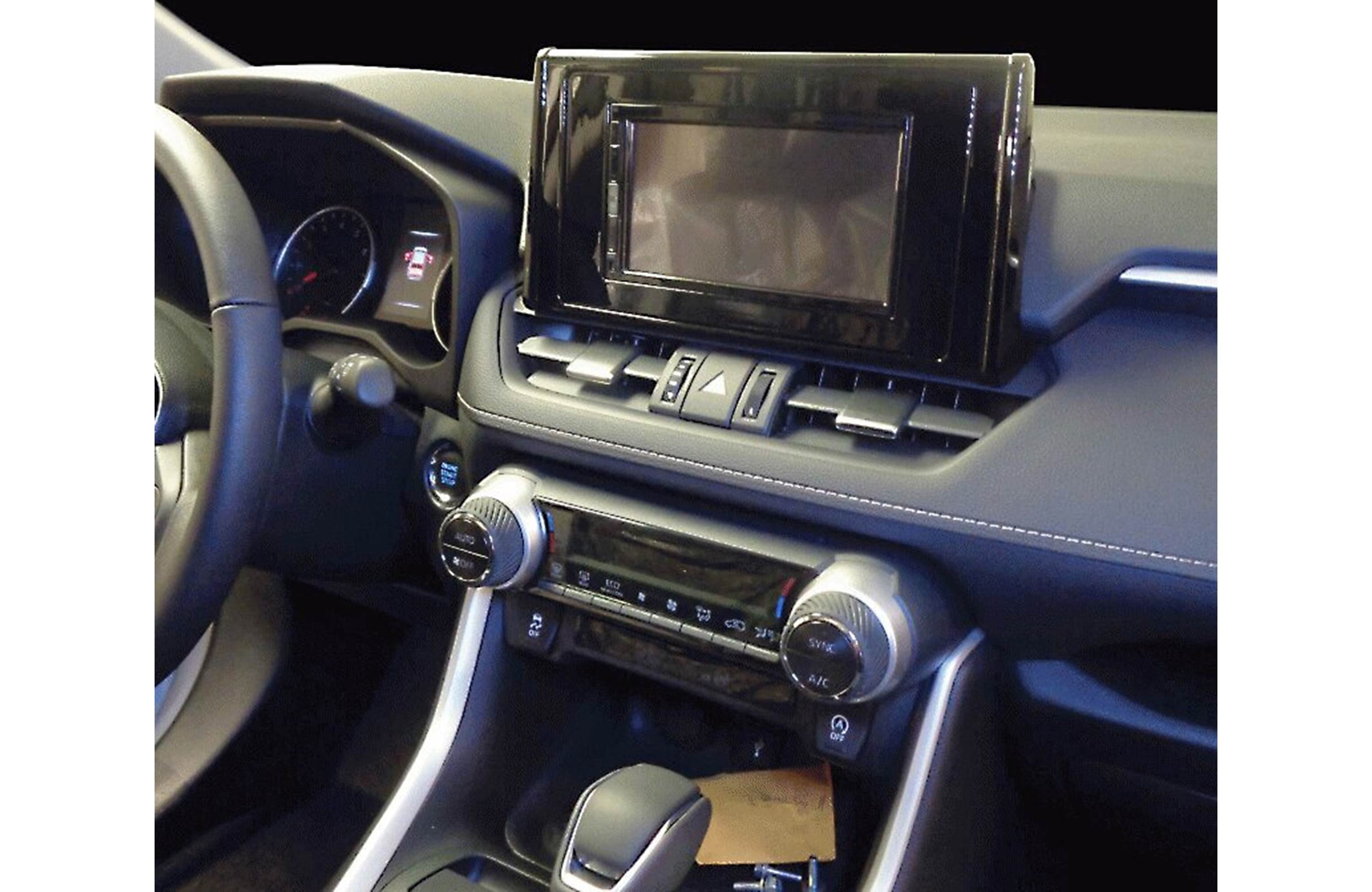 Metra 107-TO1HG Dash Kit Install select shallow-mount double-DIN radios in 2019-up Toyota RAV4 vehicles (Gloss Black)
