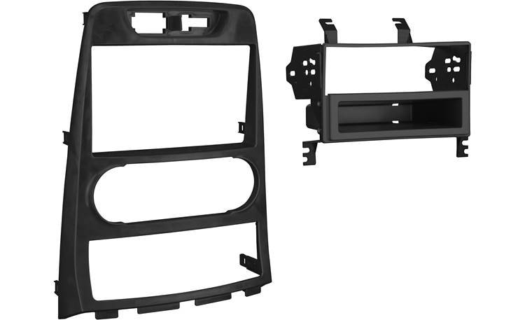 Metra 99-7339B Dash Kit Fits select 2010-12 Hyundai Genesis models — single-DIN (Black)