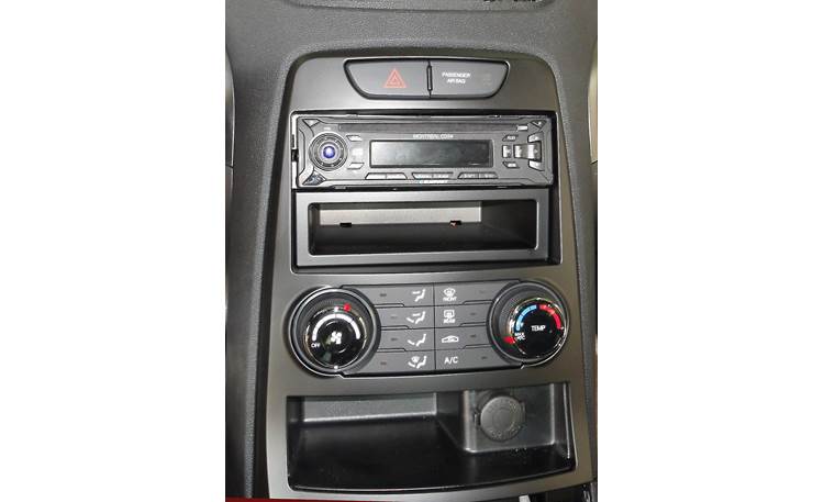Metra 99-7339B Dash Kit Fits select 2010-12 Hyundai Genesis models — single-DIN (Black)