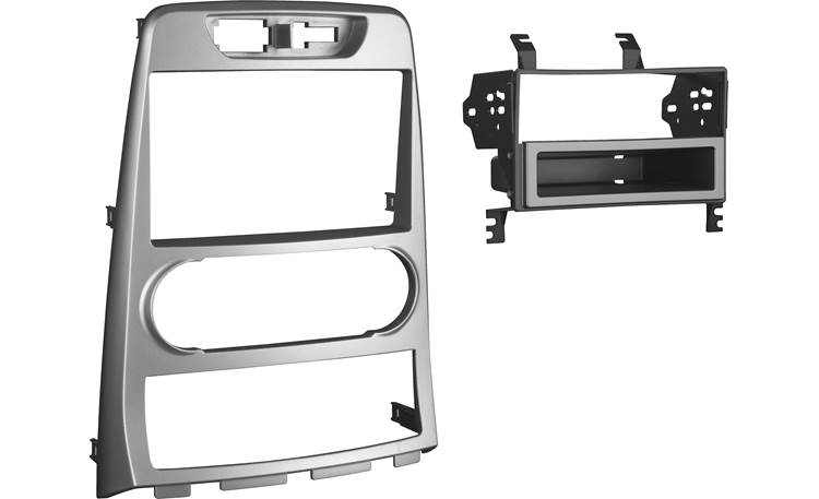 Metra 99-7339S Dash Kit Fits select 2010-12 Hyundai Genesis models — single-DIN (Silver)