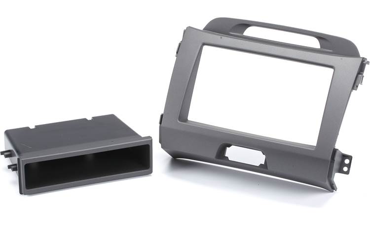Metra 99-7344G Dash Kit Fits select 2011-16 Kia Sportage models — single-DIN radios (Gray)