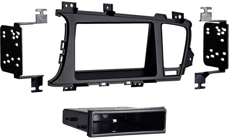 Metra 99-7345B Dash Kit Fits select 2011-13 Kia Optima vehicles — single-DIN radios (Black)
