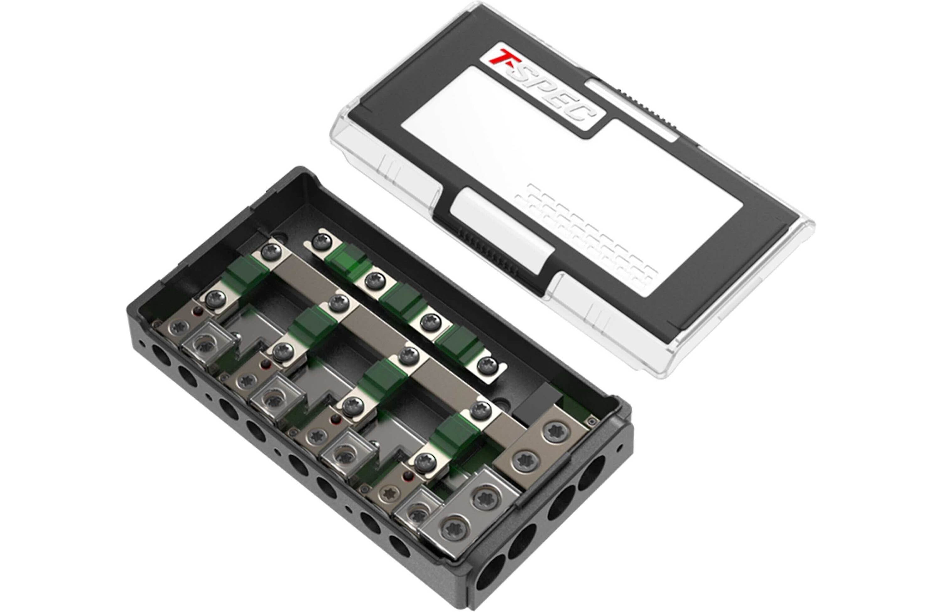 T-Spec VBDB4 Distribution Block Dual Input 4-Way Power + Ground