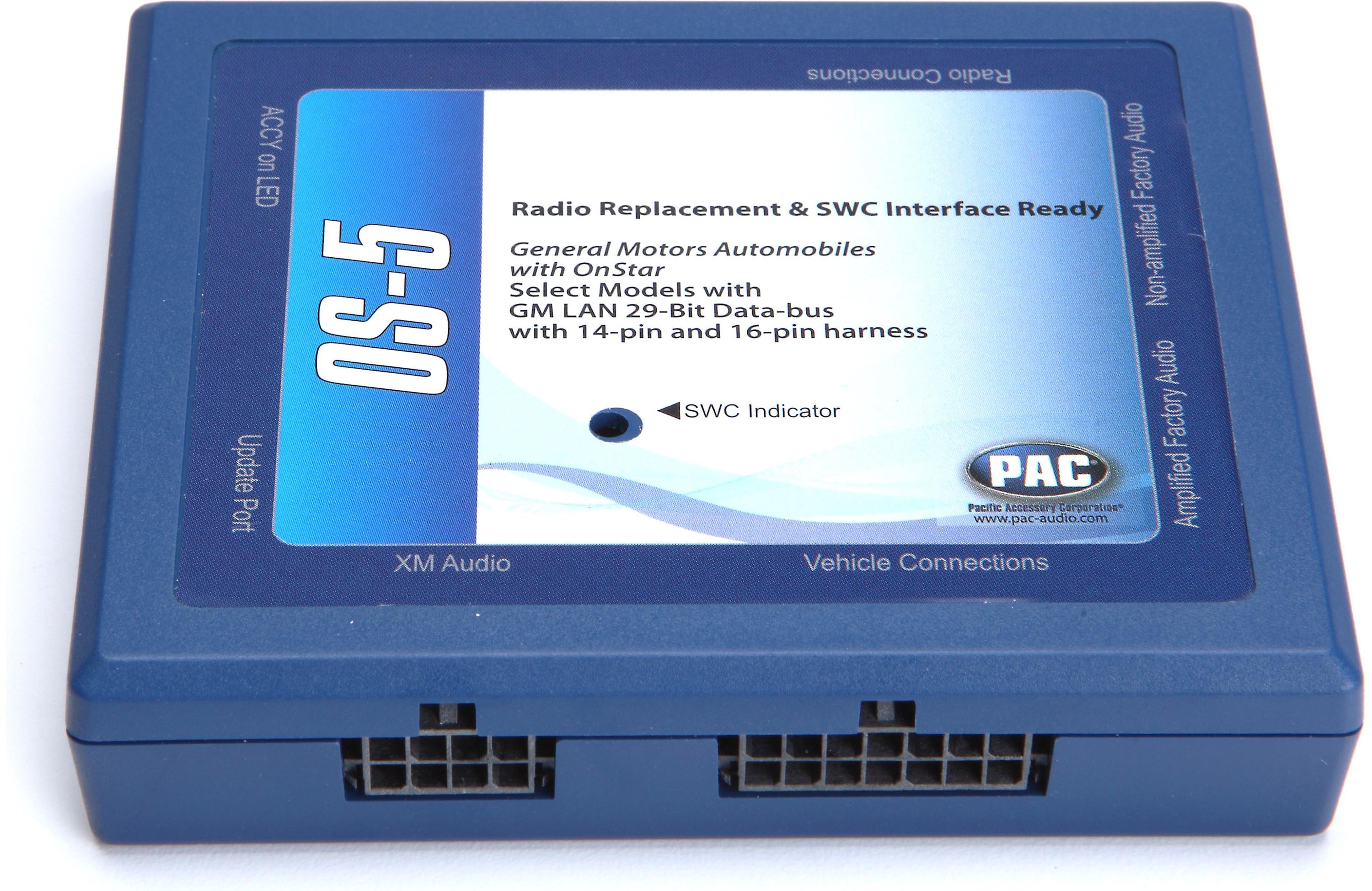 PAC OS-5 Factory Integration Adapter factory amp and XM tuner in select 2006-up GM vehicles
