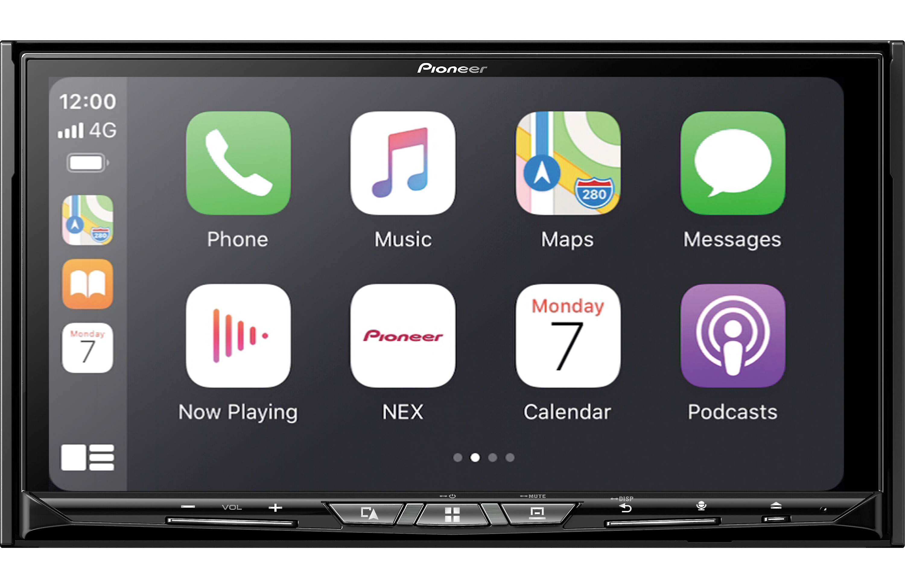 Pioneer AVIC-W8600NEX 7 inch Bullet Camera Multimedia Navigation Receiver - Black