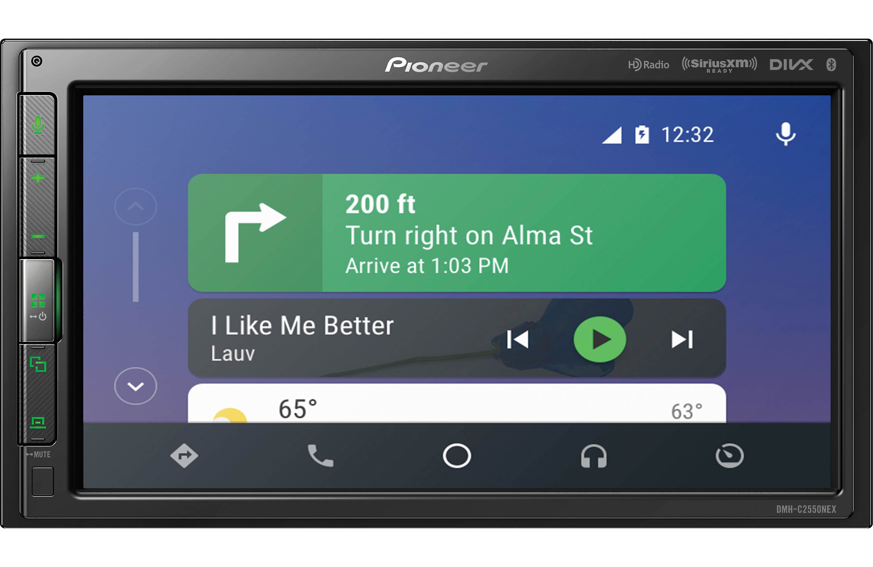 Pioneer DMH-C2550NEX Digital multimedia receiver — does not play discs