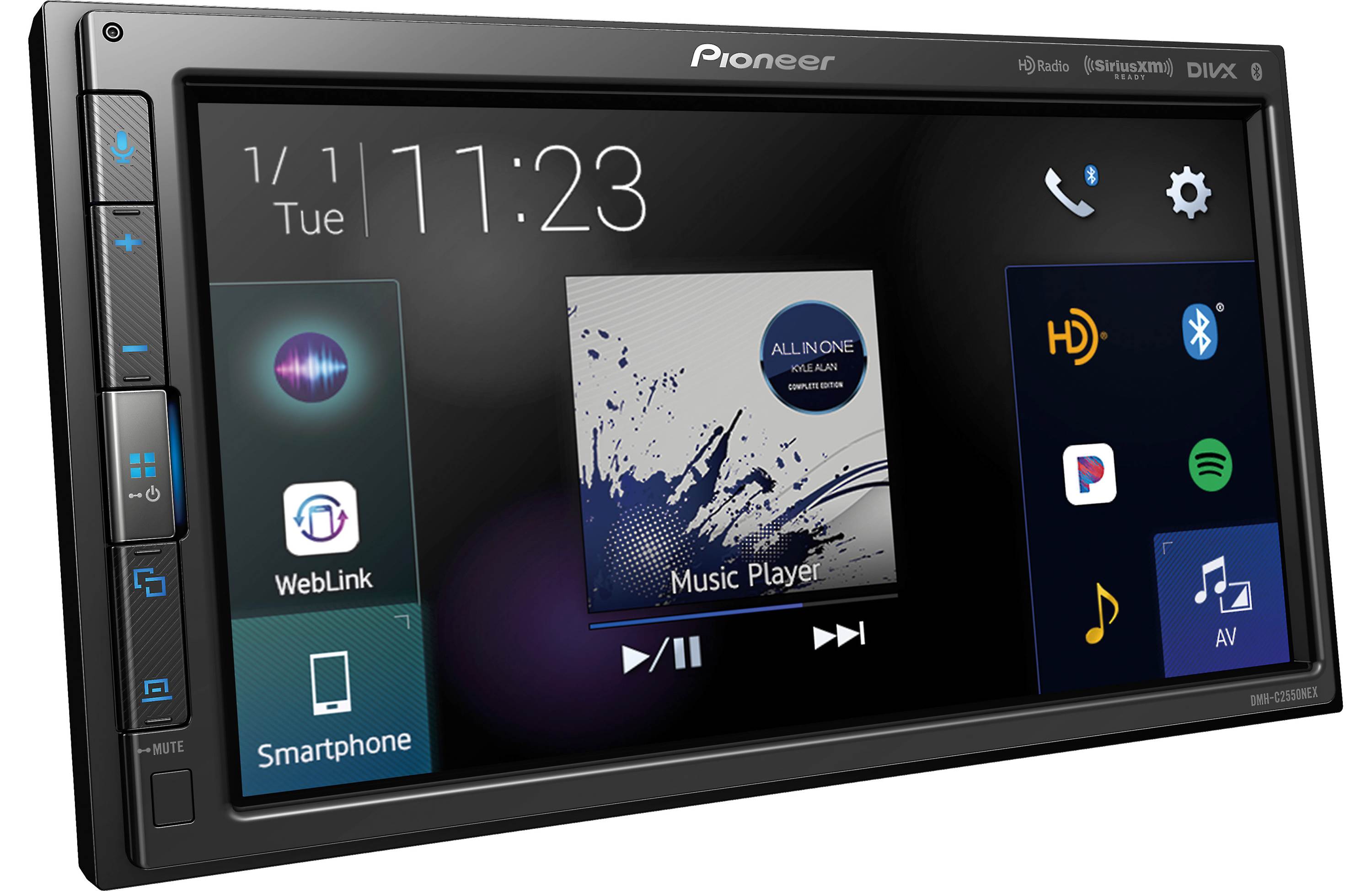 Pioneer DMH-C2550NEX Digital multimedia receiver — does not play discs