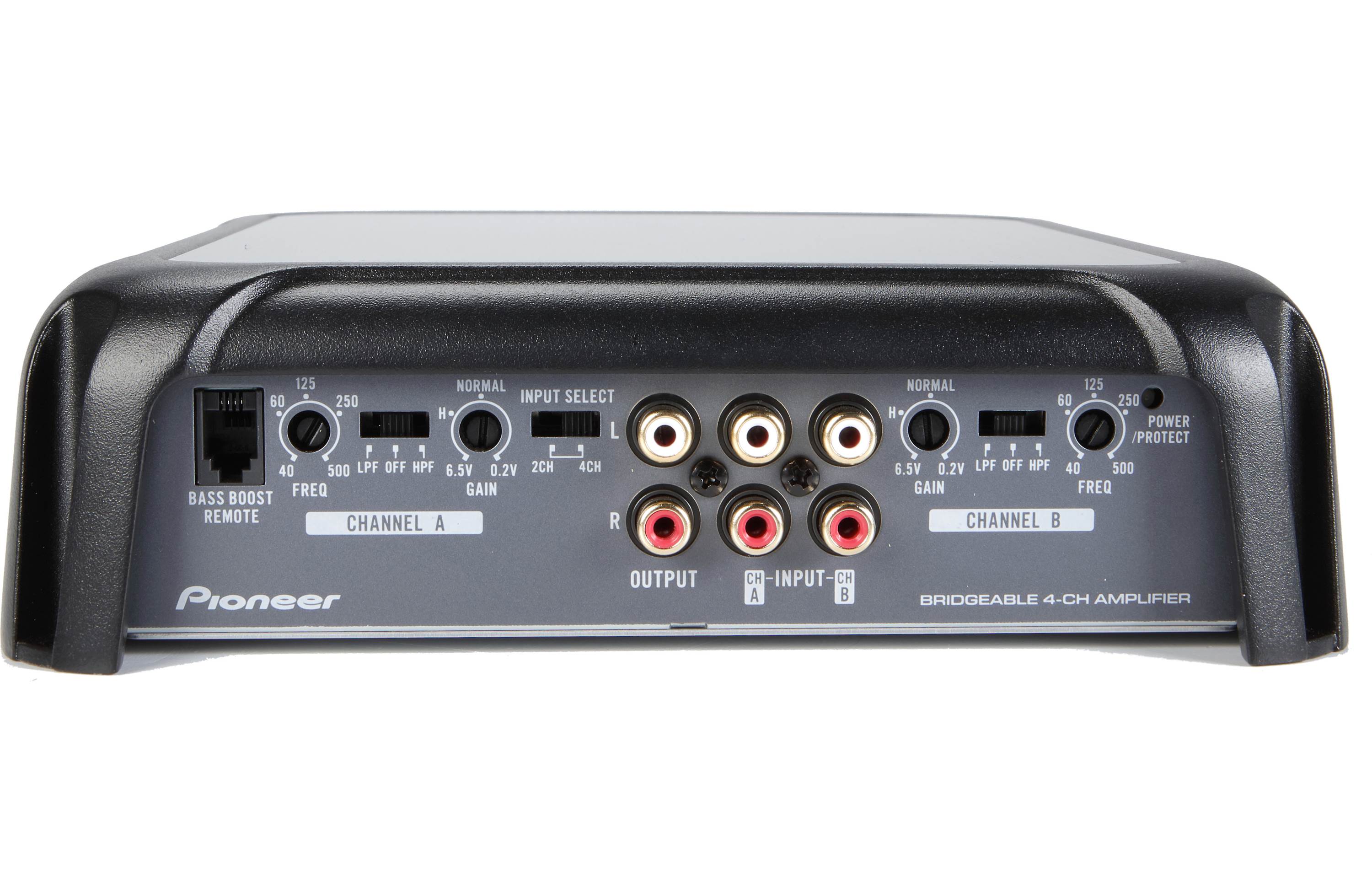 Pioneer GM-DX874 4-channel car amplifier — 100 watts RMS x 4