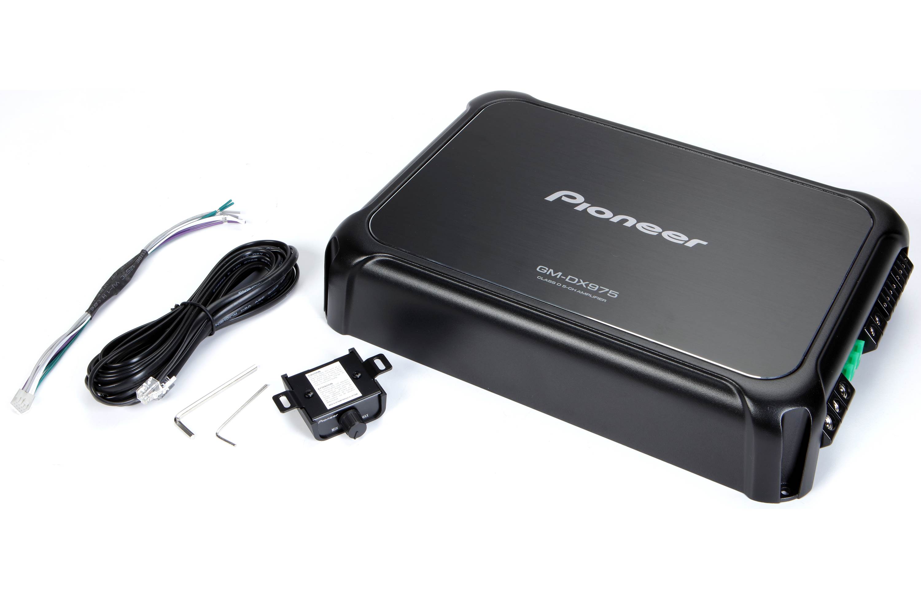 Pioneer GM-DX975 5-channel car amplifier — 75 watts RMS x 4 at 4 ohms + 600 watts RMS x 1 at 2 ohms