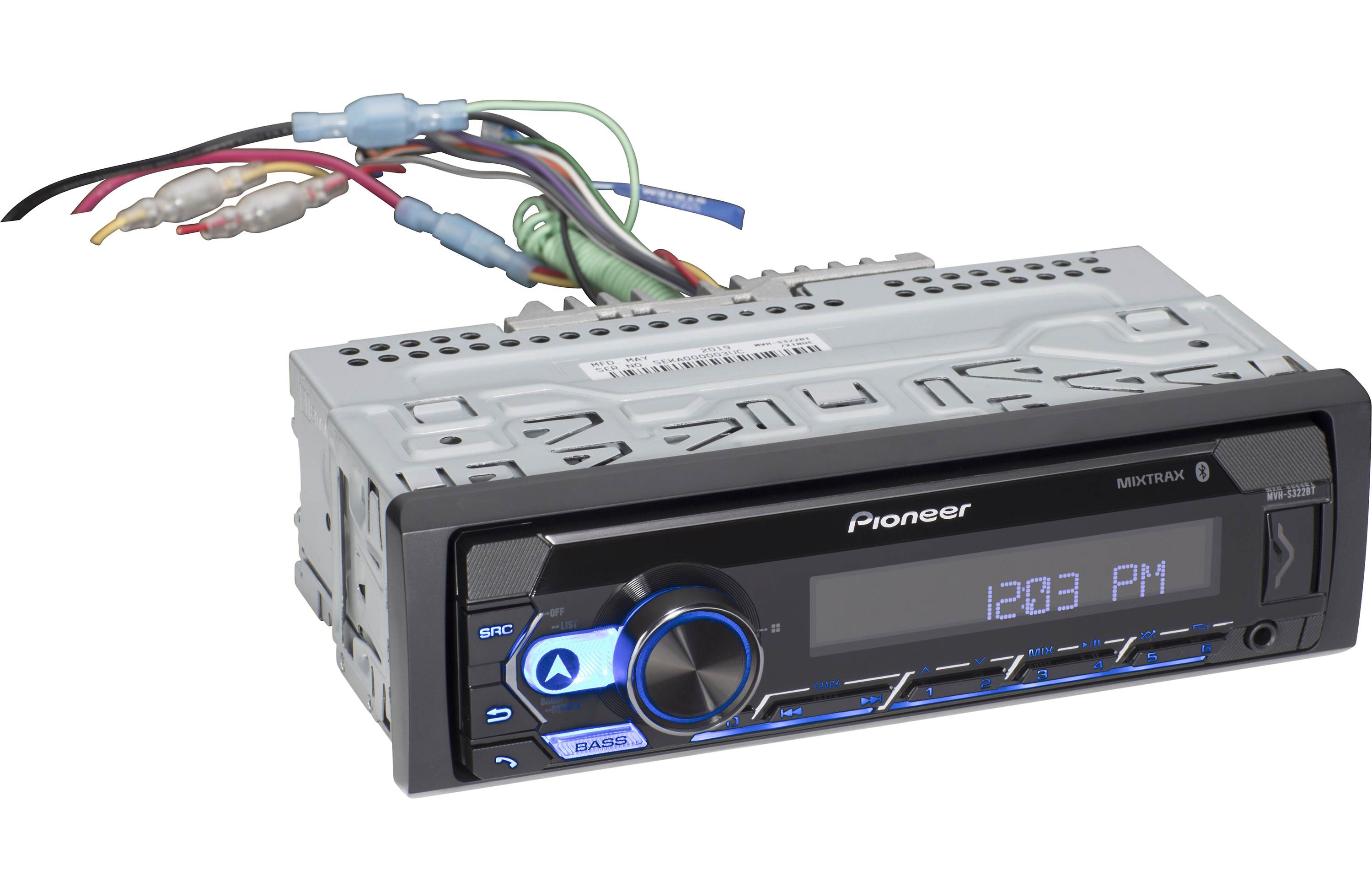 Pioneer MVH-S322BT Digital media receiver (does not play discs)