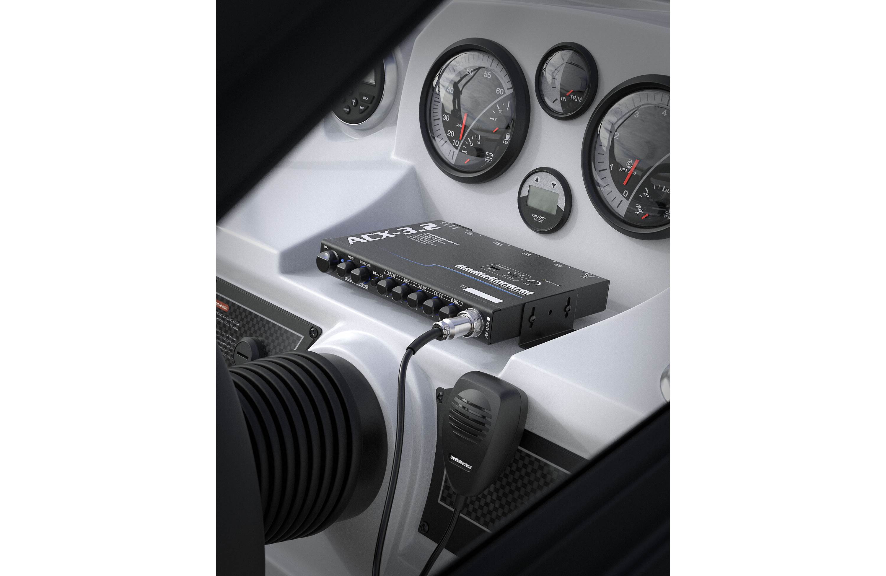 AudioControl ACX-3.2, 4 Band Stereo Grahpic All Weather Equalizer & Crossover