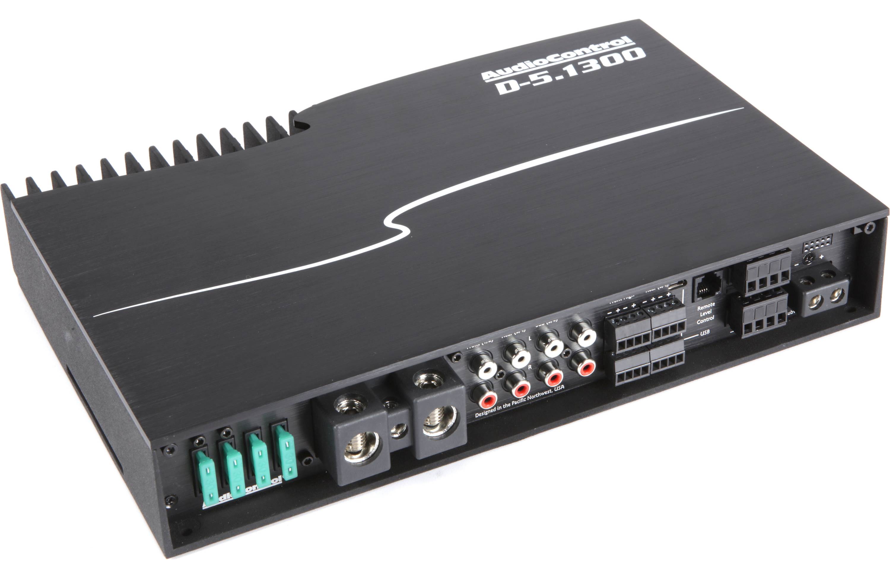 AudioControl D-5.1300 D Series 5-channel car amplifier with digital signal processing — 100 watts RMS